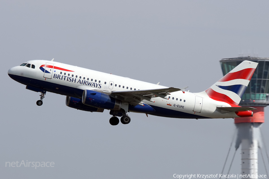 British Airways Airbus A319-131 (G-EUPE) | Photo 33896