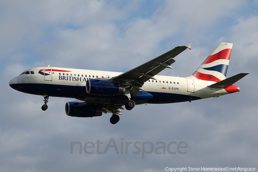 British Airways Airbus A319-131 (G-EUPE) | Photo 410948