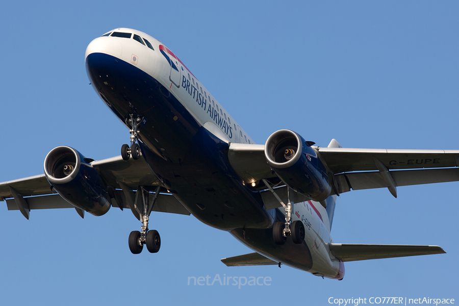 British Airways Airbus A319-131 (G-EUPE) | Photo 86378