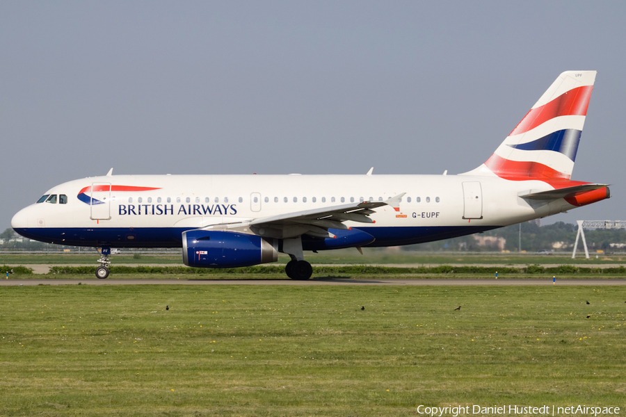 British Airways Airbus A319-131 (G-EUPF) | Photo 550786