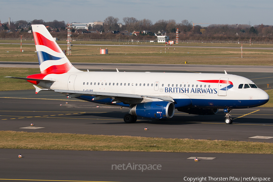 British Airways Airbus A319-131 (G-EUPF) | Photo 65159