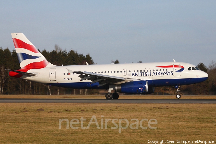British Airways Airbus A319-131 (G-EUPF) | Photo 41333