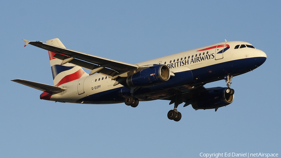 British Airways Airbus A319-131 (G-EUPF) | Photo 251999