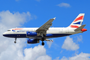 British Airways Airbus A319-131 (G-EUPF) at  London - Heathrow, United Kingdom