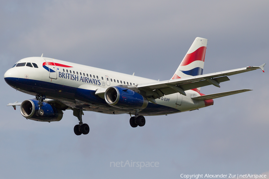 British Airways Airbus A319-131 (G-EUPF) | Photo 522234