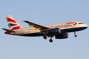 British Airways Airbus A319-131 (G-EUPF) at  London - Heathrow, United Kingdom