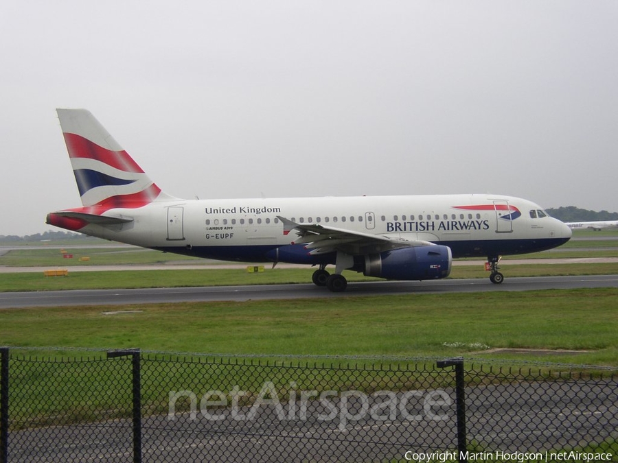 British Airways Airbus A319-131 (G-EUPF) | Photo 91708