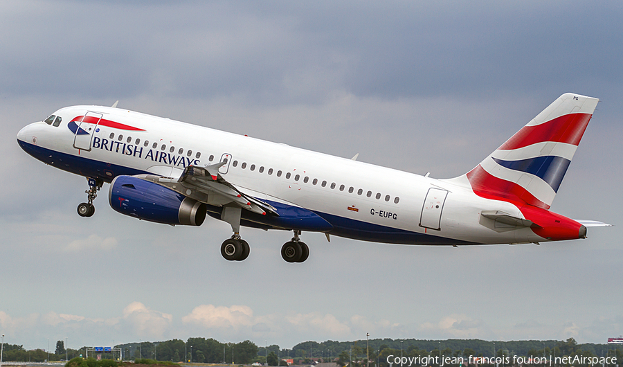 British Airways Airbus A319-131 (G-EUPG) | Photo 148360