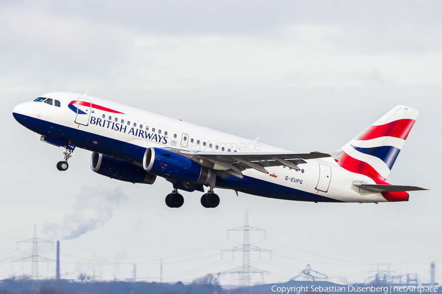 British Airways Airbus A319-131 (G-EUPG) | Photo 217573