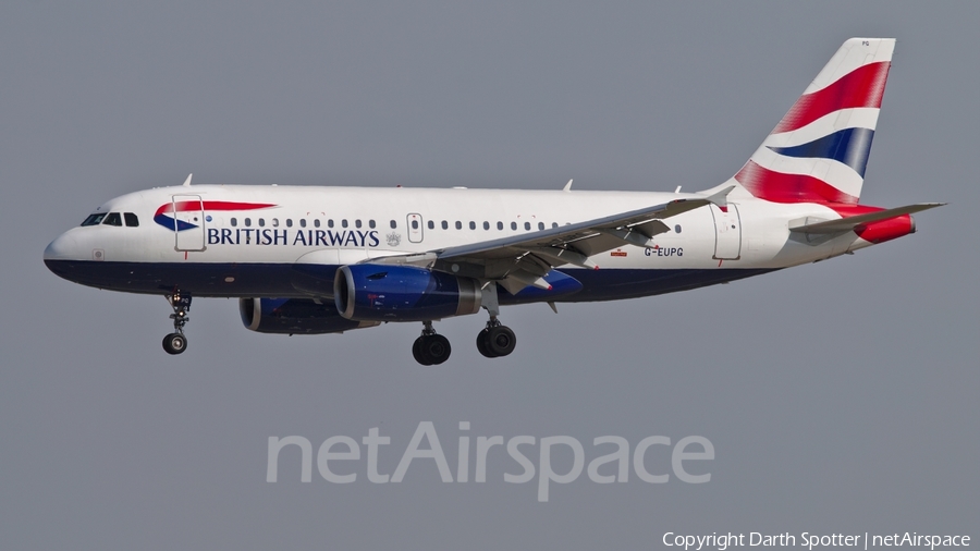 British Airways Airbus A319-131 (G-EUPG) | Photo 236148