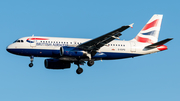 British Airways Airbus A319-131 (G-EUPG) at  Dusseldorf - International, Germany