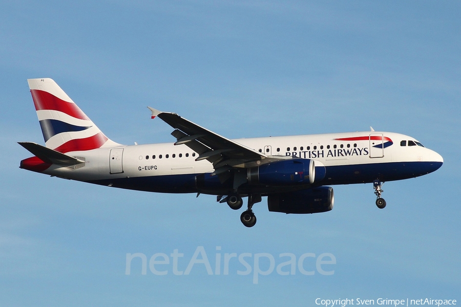 British Airways Airbus A319-131 (G-EUPG) | Photo 121156