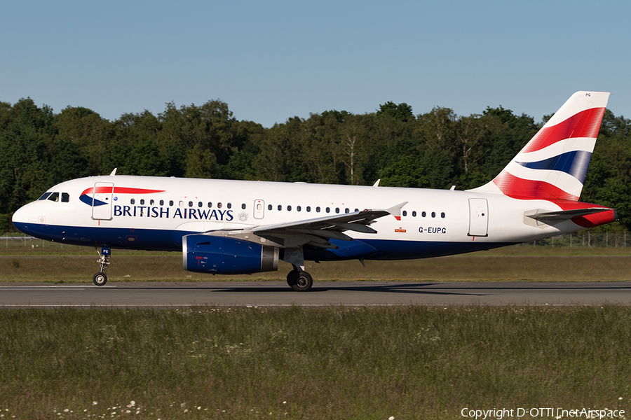 British Airways Airbus A319-131 (G-EUPG) | Photo 166234