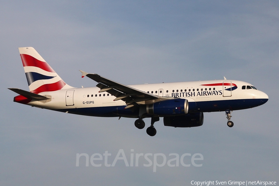 British Airways Airbus A319-131 (G-EUPG) | Photo 166641