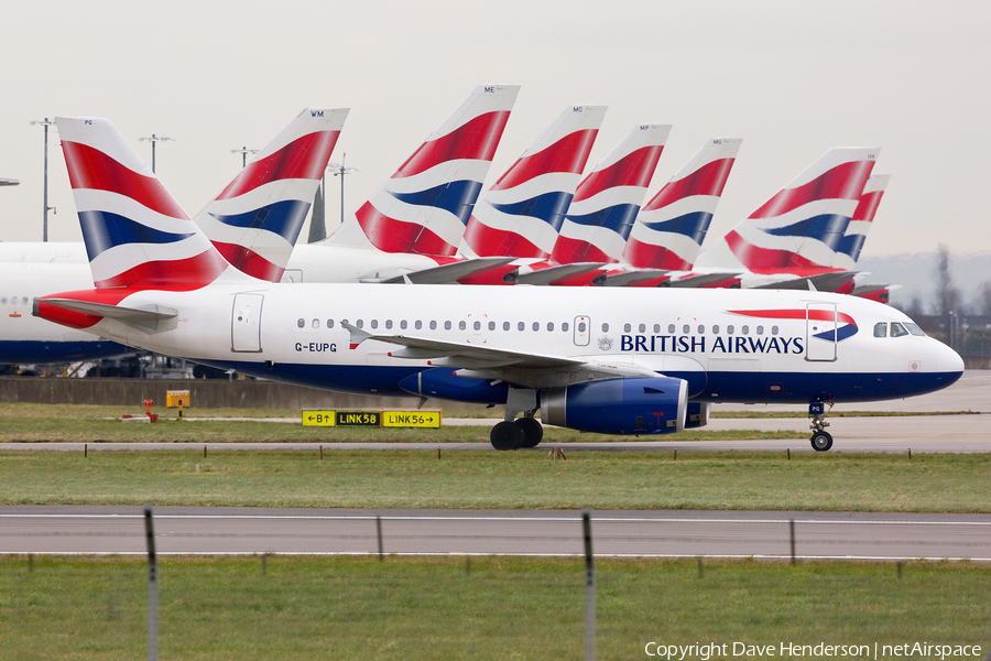 British Airways Airbus A319-131 (G-EUPG) | Photo 102352