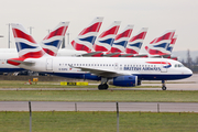 British Airways Airbus A319-131 (G-EUPG) at  London - Heathrow, United Kingdom