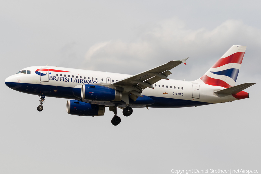 British Airways Airbus A319-131 (G-EUPG) | Photo 186856