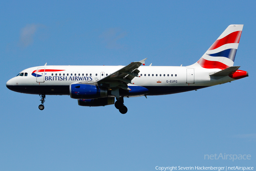 British Airways Airbus A319-131 (G-EUPG) | Photo 205446