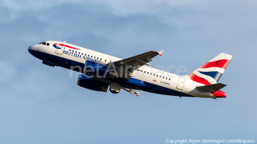 British Airways Airbus A319-131 (G-EUPG) | Photo 353319