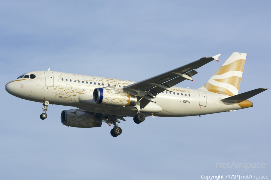 British Airways Airbus A319-131 (G-EUPG) | Photo 38423