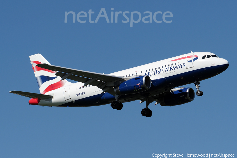 British Airways Airbus A319-131 (G-EUPG) | Photo 505202