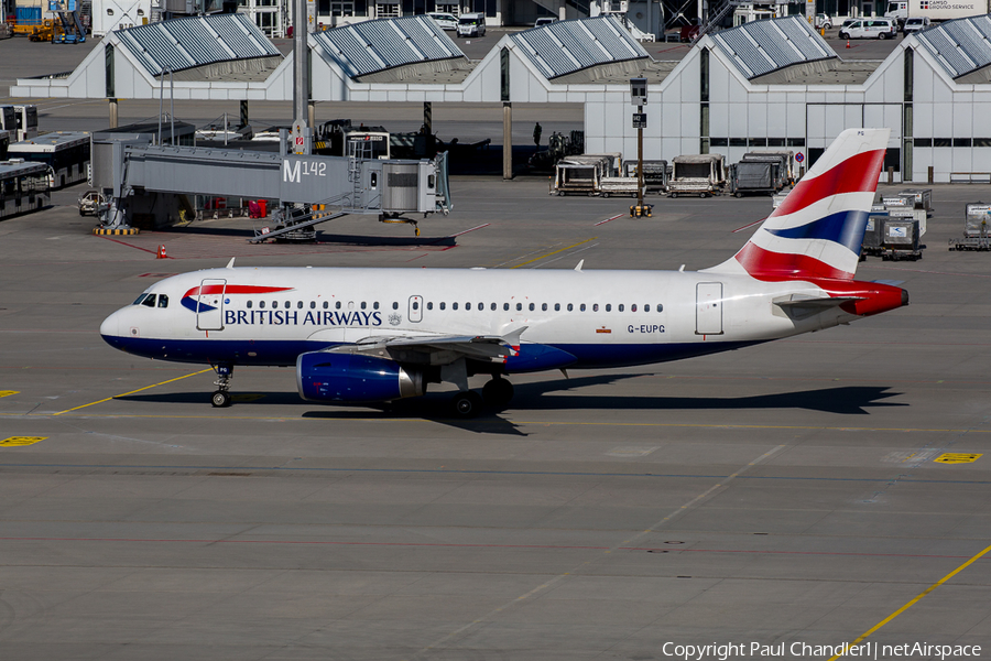 British Airways Airbus A319-131 (G-EUPG) | Photo 161009