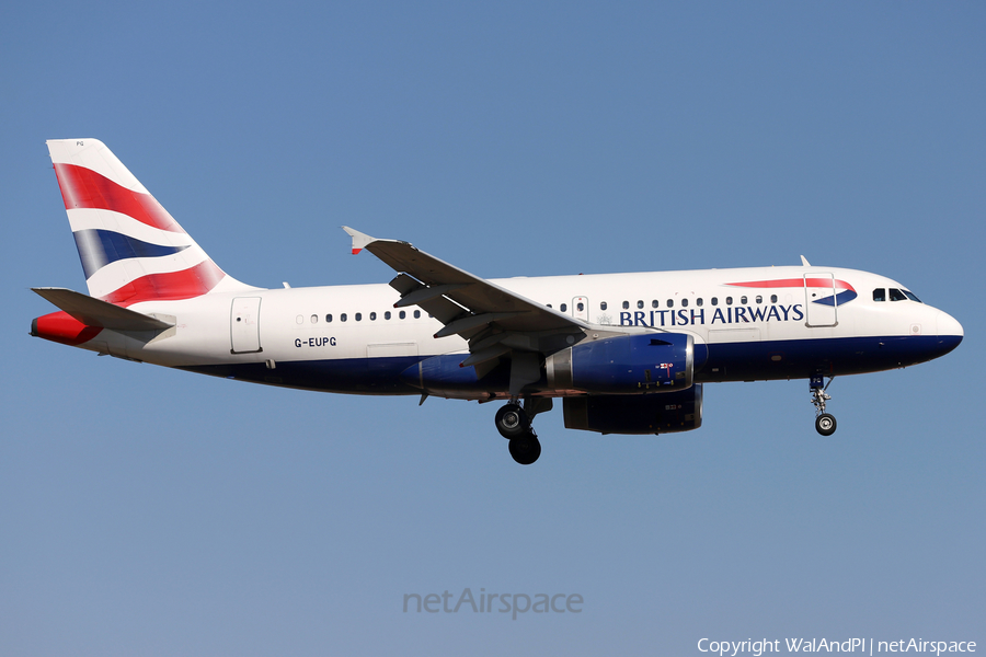 British Airways Airbus A319-131 (G-EUPG) | Photo 499964