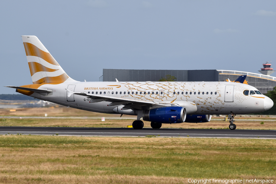 British Airways Airbus A319-131 (G-EUPH) | Photo 423051