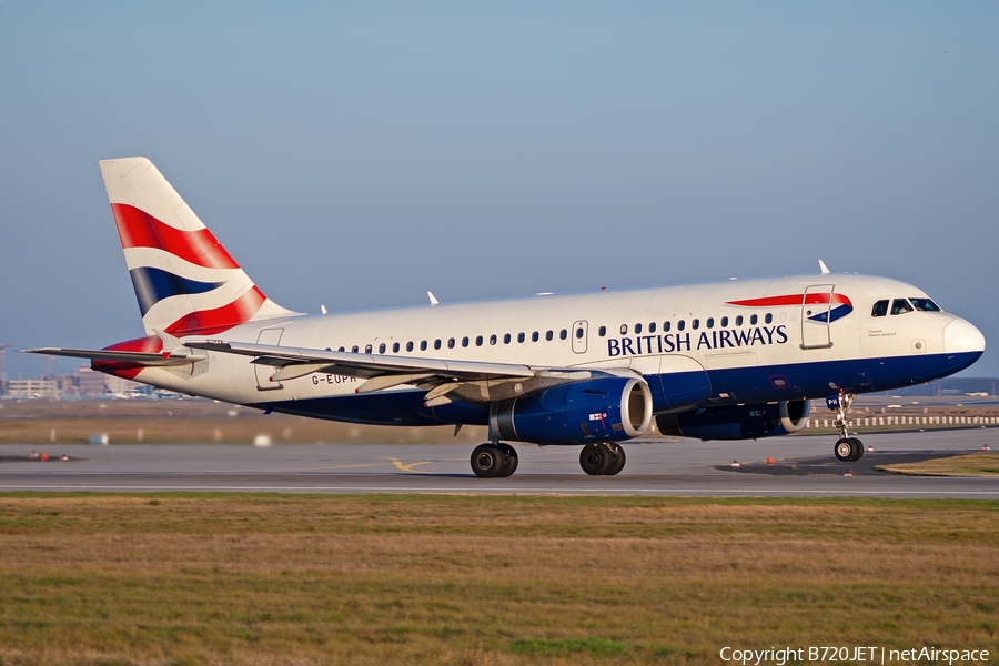 British Airways Airbus A319-131 (G-EUPH) | Photo 664937