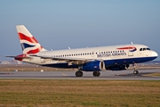 British Airways Airbus A319-131 (G-EUPH) at  Frankfurt am Main, Germany