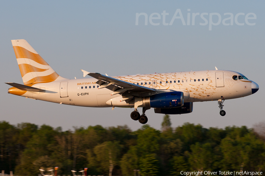 British Airways Airbus A319-131 (G-EUPH) | Photo 107658