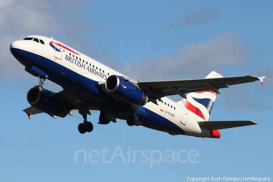British Airways Airbus A319-131 (G-EUPH) | Photo 40777