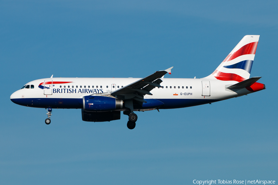 British Airways Airbus A319-131 (G-EUPH) | Photo 301617