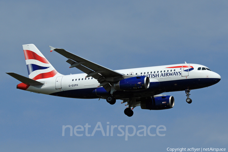 British Airways Airbus A319-131 (G-EUPH) | Photo 398507