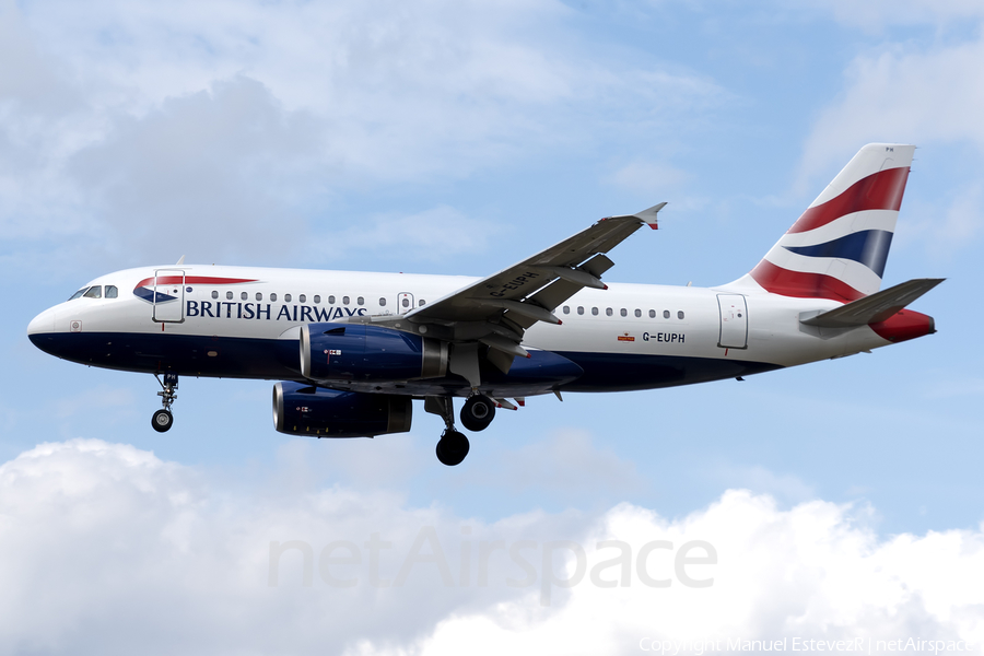 British Airways Airbus A319-131 (G-EUPH) | Photo 444917