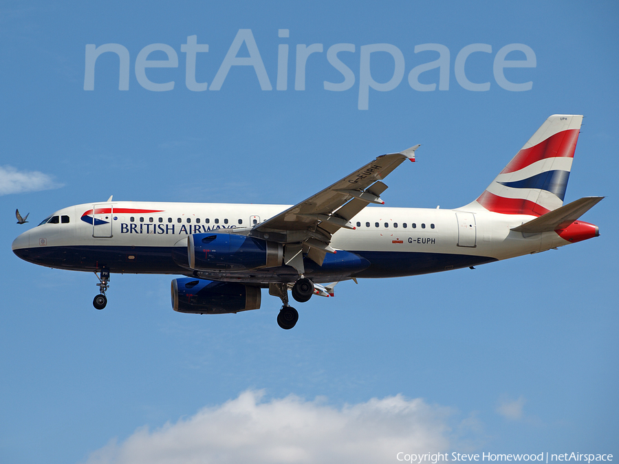 British Airways Airbus A319-131 (G-EUPH) | Photo 50213