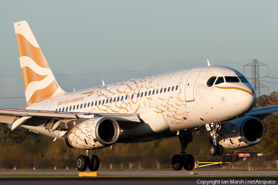 British Airways Airbus A319-131 (G-EUPH) | Photo 13500
