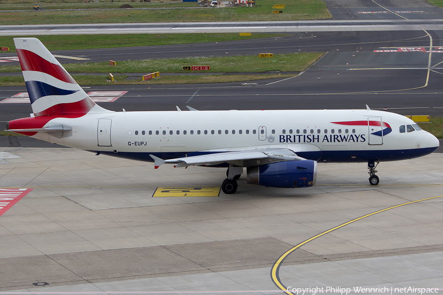 British Airways Airbus A319-131 (G-EUPJ) | Photo 117437