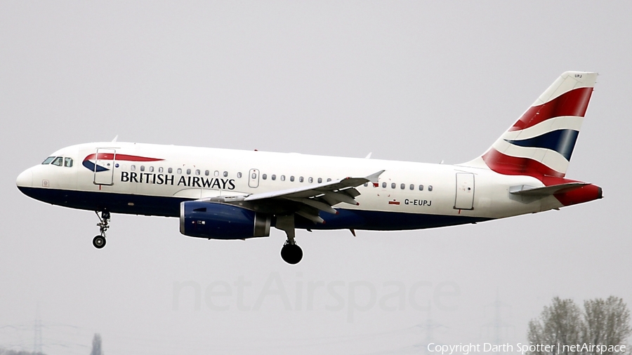 British Airways Airbus A319-131 (G-EUPJ) | Photo 206195