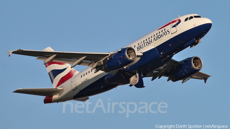 British Airways Airbus A319-131 (G-EUPJ) | Photo 223429
