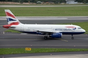 British Airways Airbus A319-131 (G-EUPJ) at  Dusseldorf - International, Germany