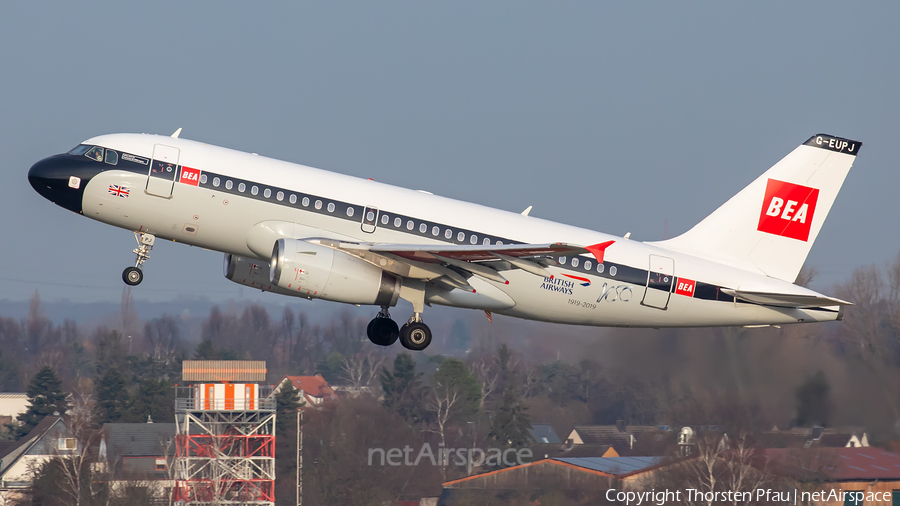 British Airways Airbus A319-131 (G-EUPJ) | Photo 366950