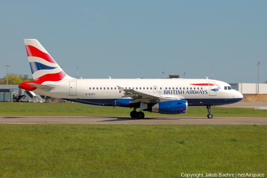 British Airways Airbus A319-131 (G-EUPJ) | Photo 138650