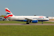 British Airways Airbus A319-131 (G-EUPJ) at  Hannover - Langenhagen, Germany