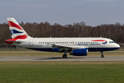 British Airways Airbus A319-131 (G-EUPJ) at  Hamburg - Fuhlsbuettel (Helmut Schmidt), Germany