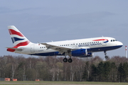 British Airways Airbus A319-131 (G-EUPJ) at  Hamburg - Fuhlsbuettel (Helmut Schmidt), Germany