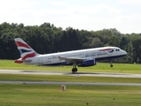 British Airways Airbus A319-131 (G-EUPJ) at  Hamburg - Fuhlsbuettel (Helmut Schmidt), Germany