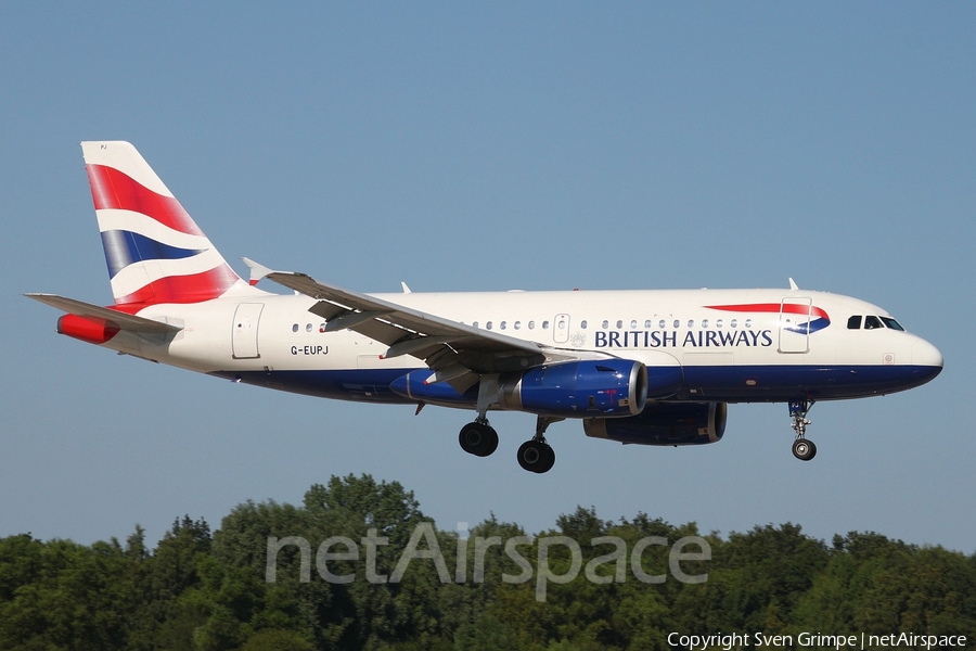 British Airways Airbus A319-131 (G-EUPJ) | Photo 29764