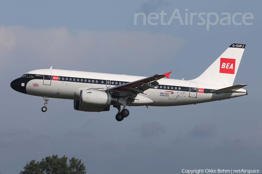 British Airways Airbus A319-131 (G-EUPJ) | Photo 353609