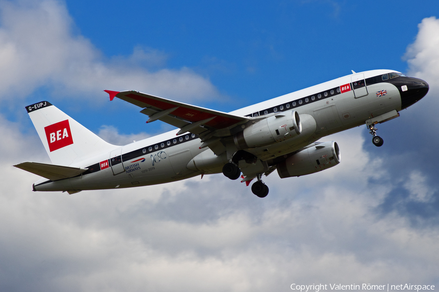 British Airways Airbus A319-131 (G-EUPJ) | Photo 512845